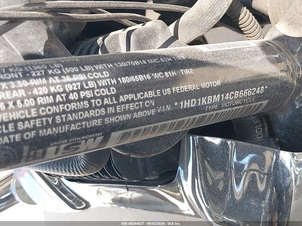 1HD1KBM14CB666248 2012 HARLEY-DAVIDSON FLHX photo no. 10