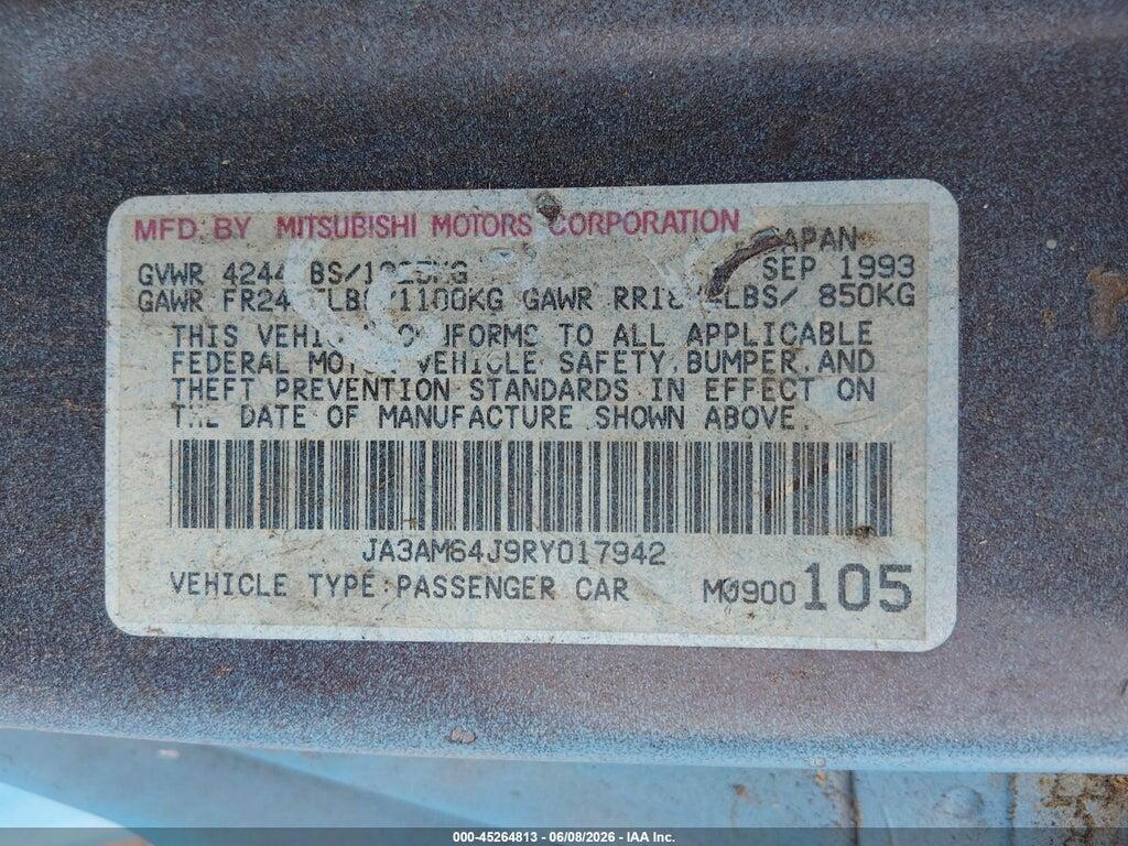JA3AM64J9RY017942 1994 MITSUBISHI 3000 GT photo no. 9