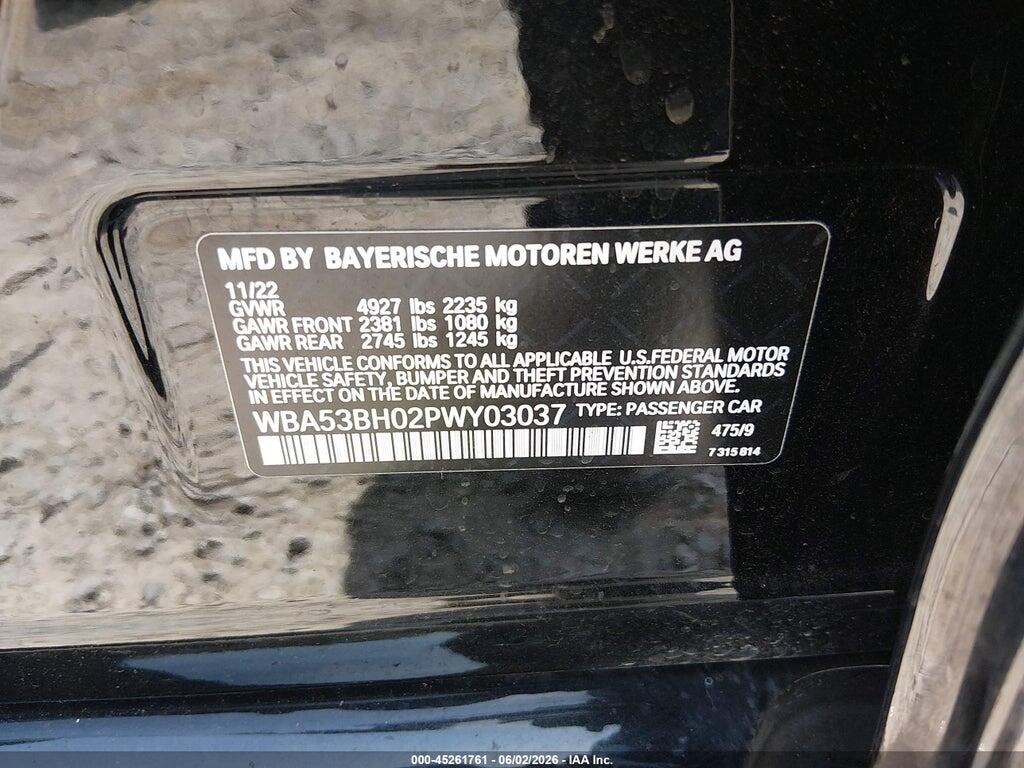 WBA53BH02PWY03037 2023 BMW 530 photo no. 9