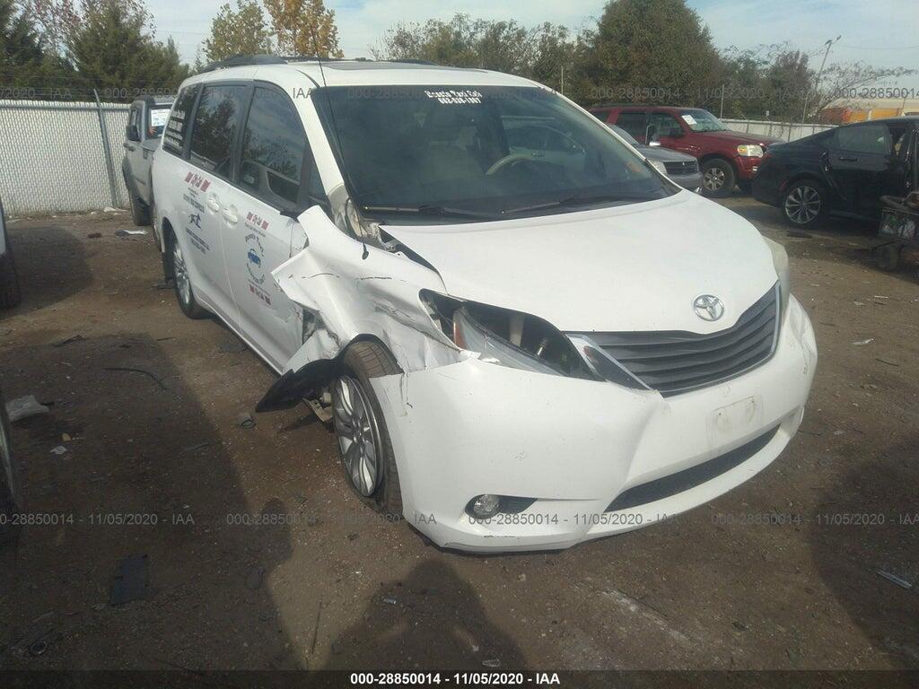 5TDYK3DC5CS249589 2012 TOYOTA SIENNA photo no. 1