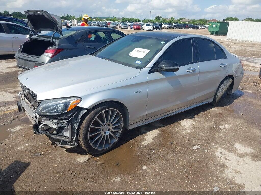 55SWF6EB0HU199455 2017 MERCEDES-BENZ AMG C 43 photo no. 2
