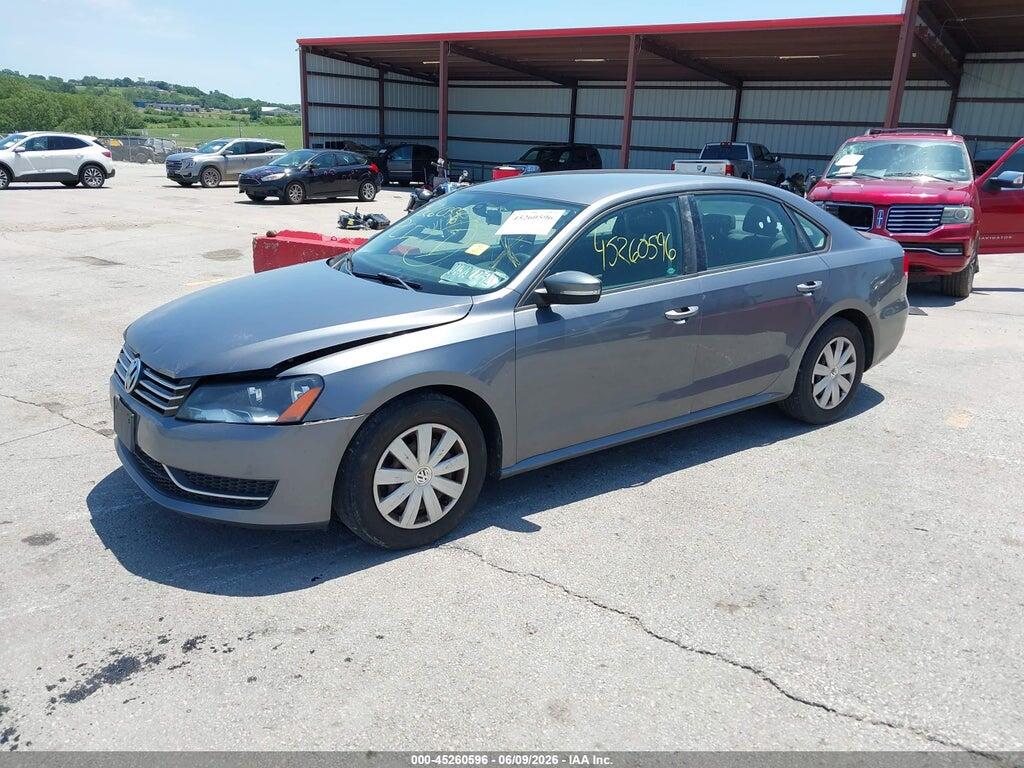 1VWAP7A34DC139101 2013 VOLKSWAGEN PASSAT photo no. 2