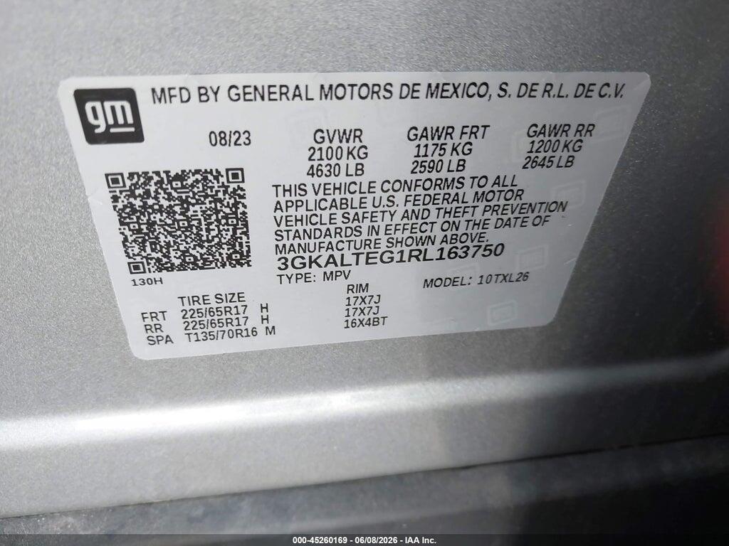 3GKALTEG1RL163750 2024 GMC TERRAIN photo no. 9