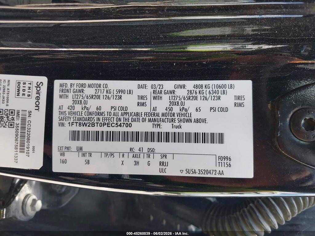 1FT8W2BT0PEC54700 2023 FORD F-250 photo no. 8