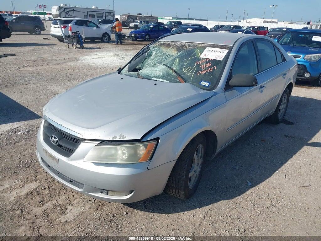 5NPEU46C46H136467 2006 HYUNDAI SONATA photo no. 2