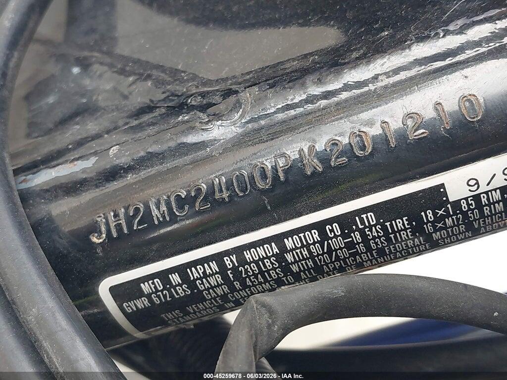 JH2MC2400PK201210 1993 HONDA CB250 photo no. 10