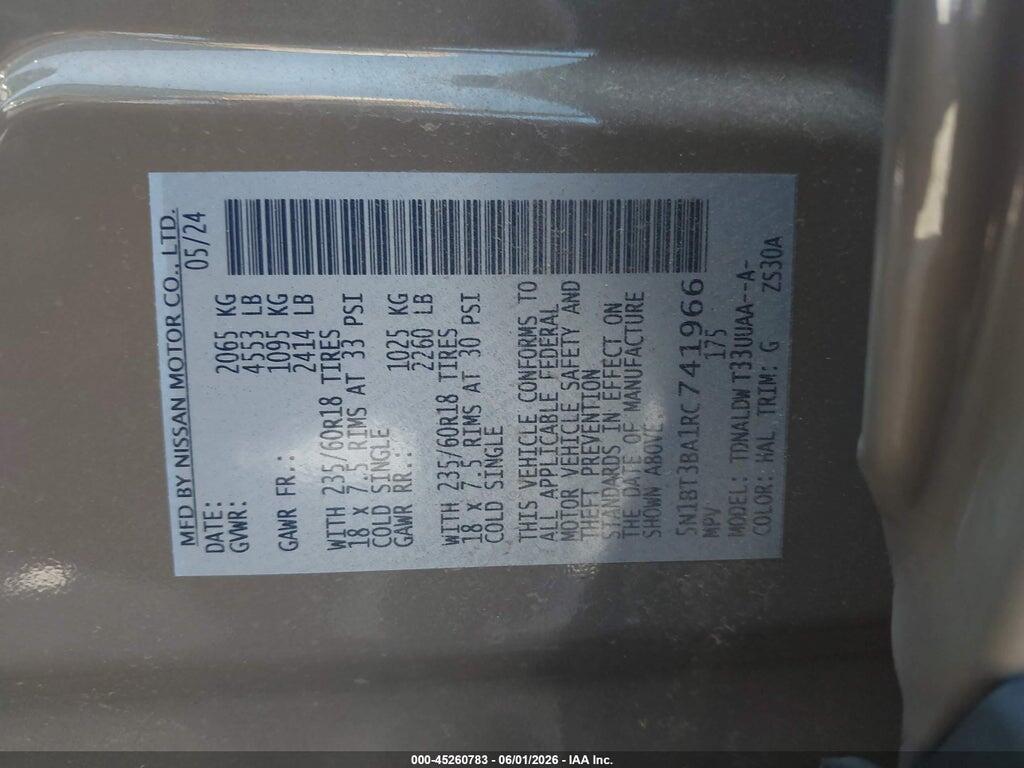5N1BT3BA1RC741966 2024 NISSAN ROGUE photo no. 9