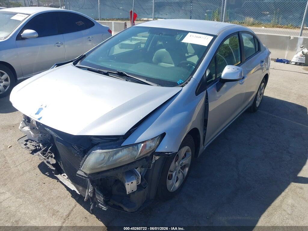 19XFB2F50DE229813 2013 HONDA CIVIC photo no. 2