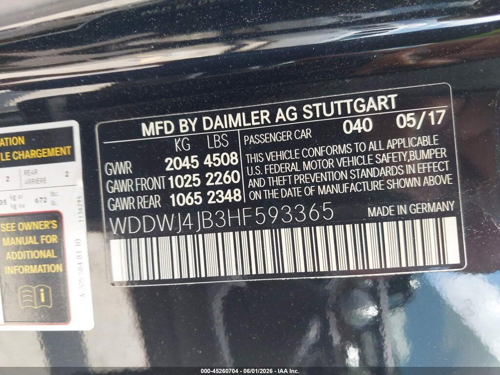 WDDWJ4JB3HF593365 2017 MERCEDES-BENZ C 300 photo no. 9