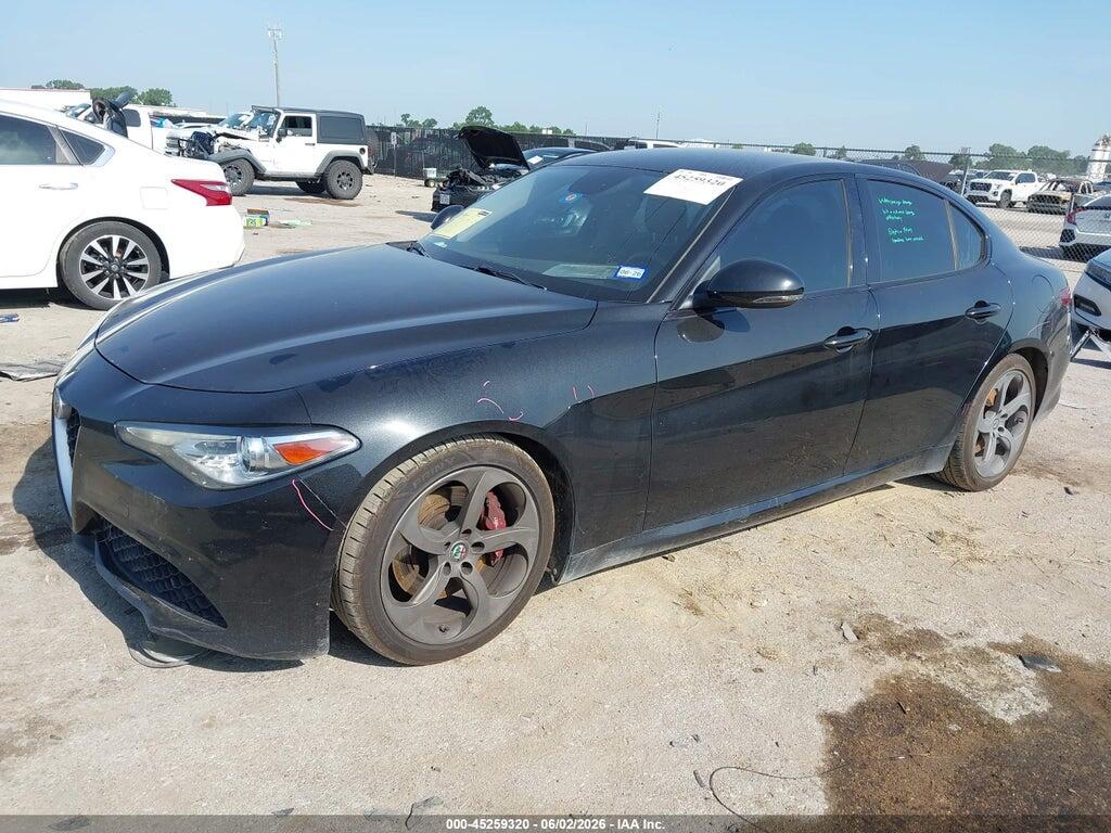 ZARFAEBN8H7538628 2017 ALFA ROMEO GIULIA photo no. 2