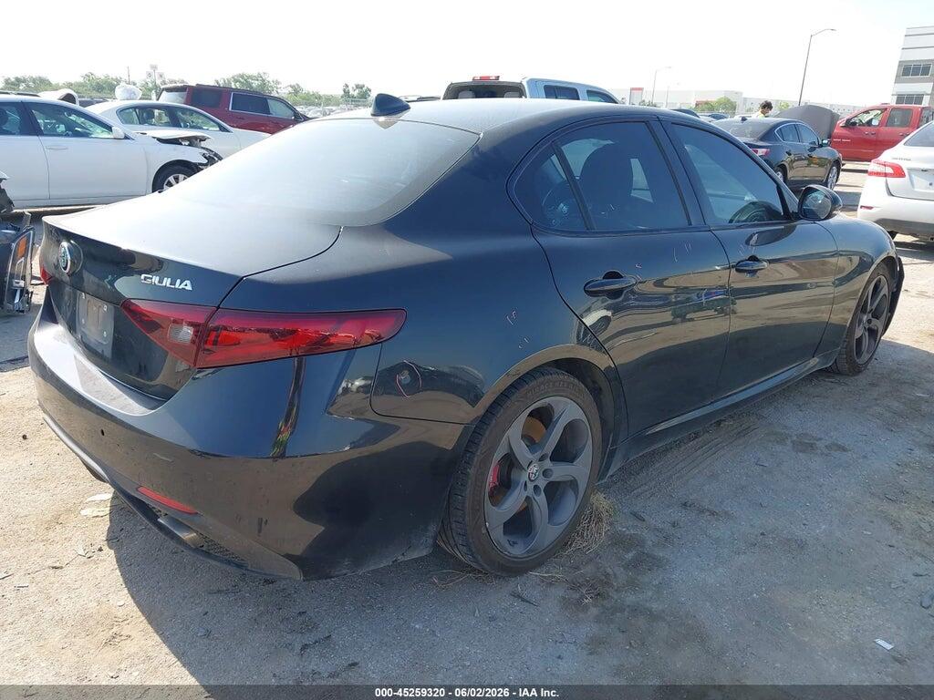 ZARFAEBN8H7538628 2017 ALFA ROMEO GIULIA photo no. 4