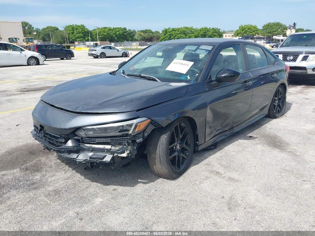 2HGFE2F50NH563192 2022 HONDA CIVIC photo no. 2
