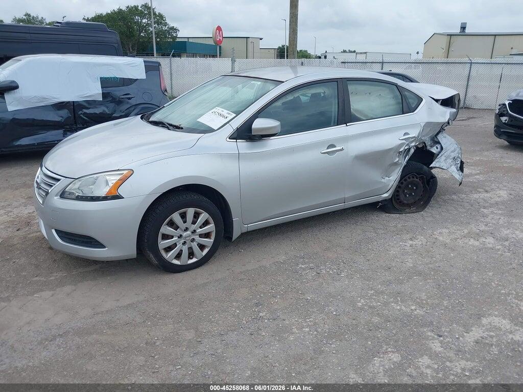 3N1AB7AP6FY375511 2015 NISSAN SENTRA photo no. 2