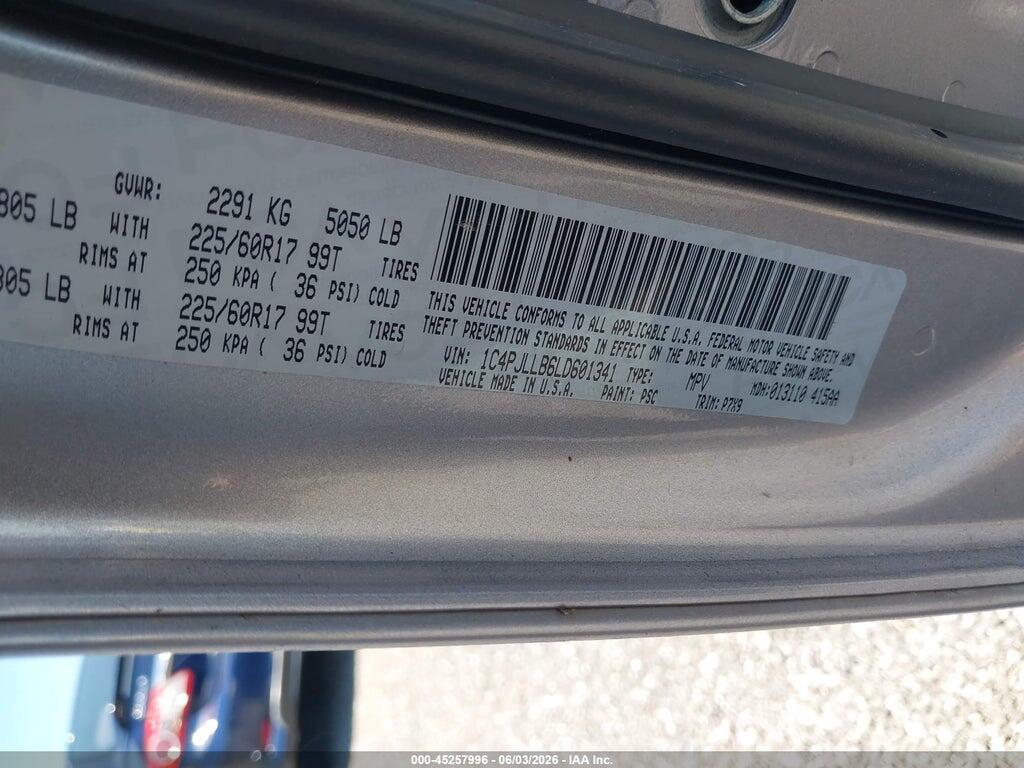 1C4PJLLB6LD601341 2020 JEEP CHEROKEE photo no. 9