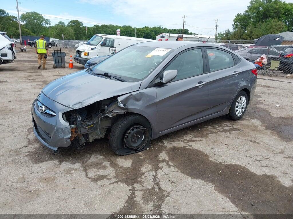 KMHCT4AEXEU605533 2014 HYUNDAI ACCENT photo no. 2