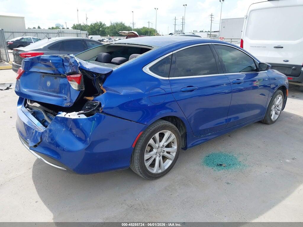 1C3CCCAB7FN605915 2015 CHRYSLER 200 photo no. 4