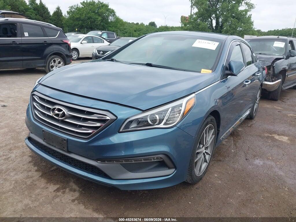 5NPE34AB9FH087073 2015 HYUNDAI SONATA photo no. 2