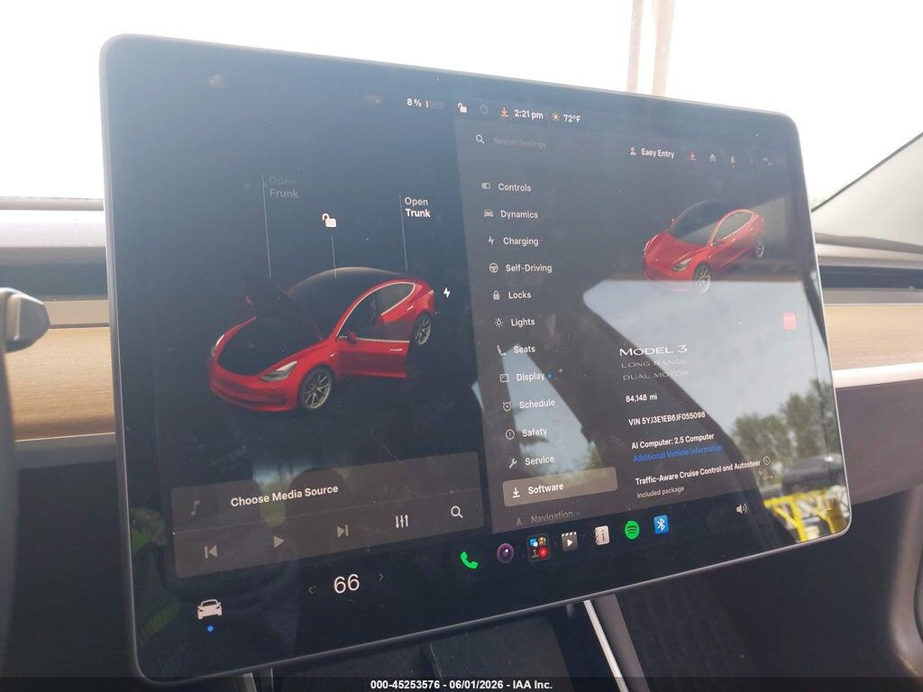 5YJ3E1EB6JF055098 2018 TESLA MODEL 3 photo no. 7