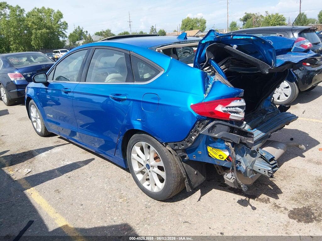 3FA6P0LUXKR263870 2019 FORD FUSION HYBRID photo no. 3