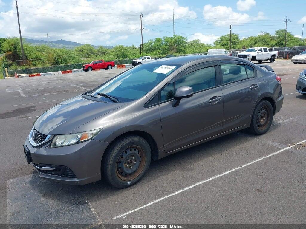 2HGFB2F59DH564736 2013 HONDA CIVIC photo no. 2