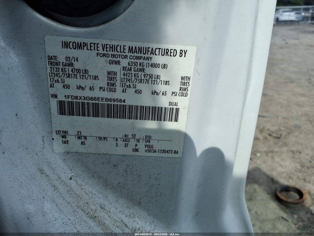 1FD8X3G66EEB69584 2014 FORD F-350 CHASSIS photo no. 8