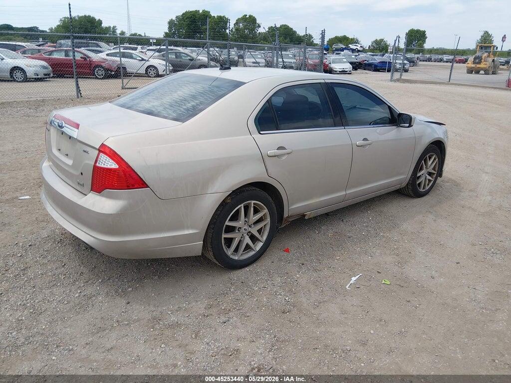3FAHP0JG8AR297004 2010 FORD FUSION photo no. 4