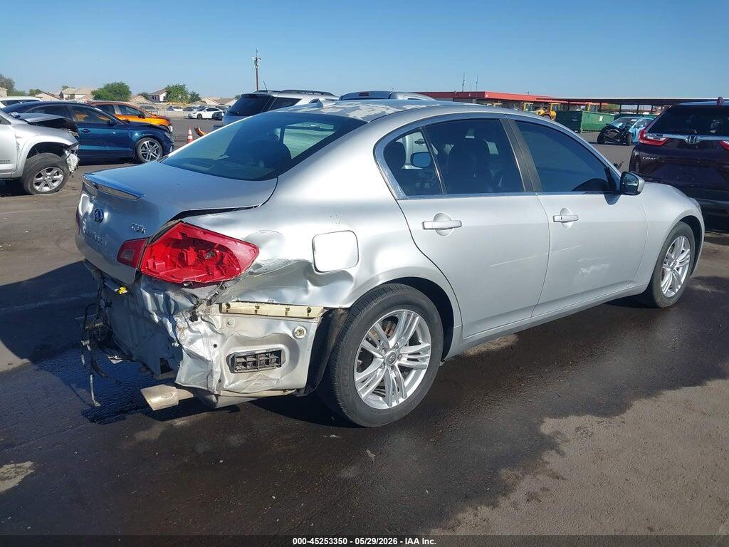 JN1CV6AR2DM767347 2013 INFINITI G37X photo no. 4