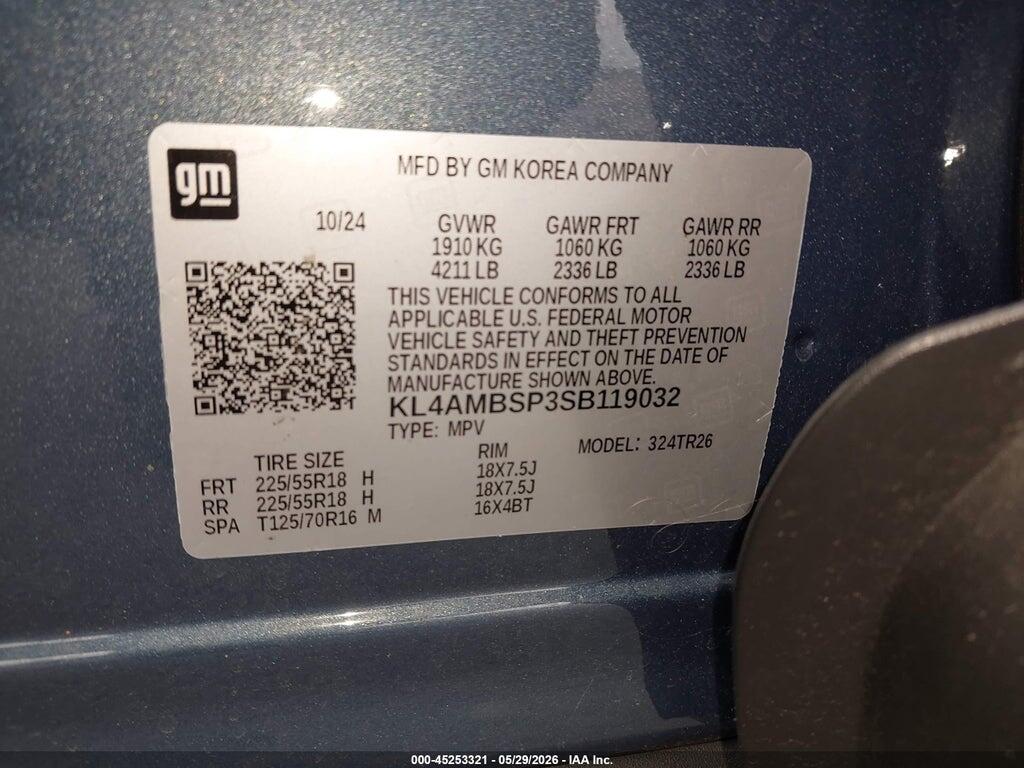 KL4AMBSP3SB119032 2025 BUICK ENCORE GX photo no. 9