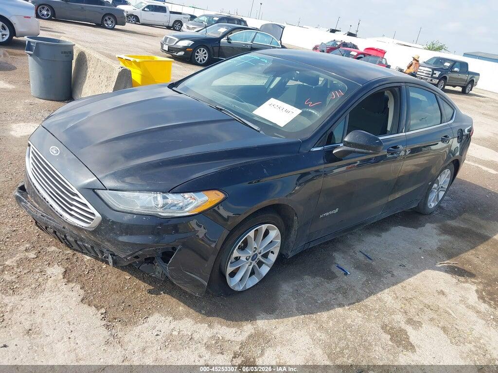 3FA6P0LU2KR143707 2019 FORD FUSION HYBRID photo no. 2