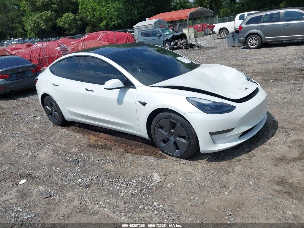 5YJ3E1EBXNF328579 2022 TESLA MODEL 3 photo no. 1