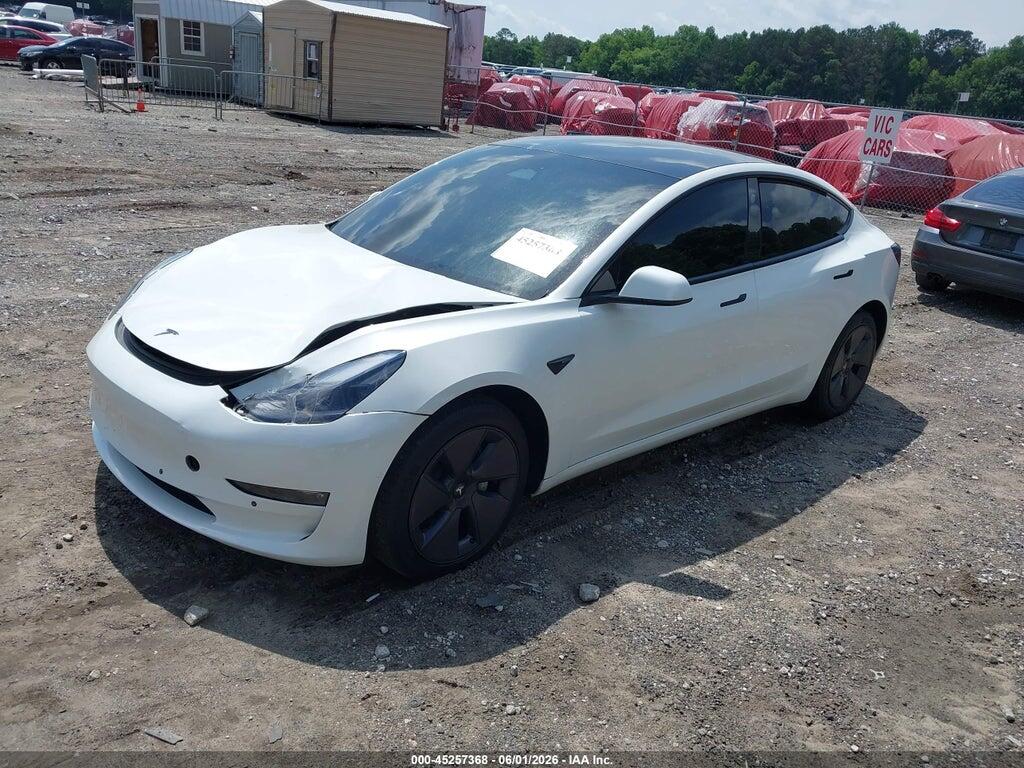 5YJ3E1EBXNF328579 2022 TESLA MODEL 3 photo no. 2