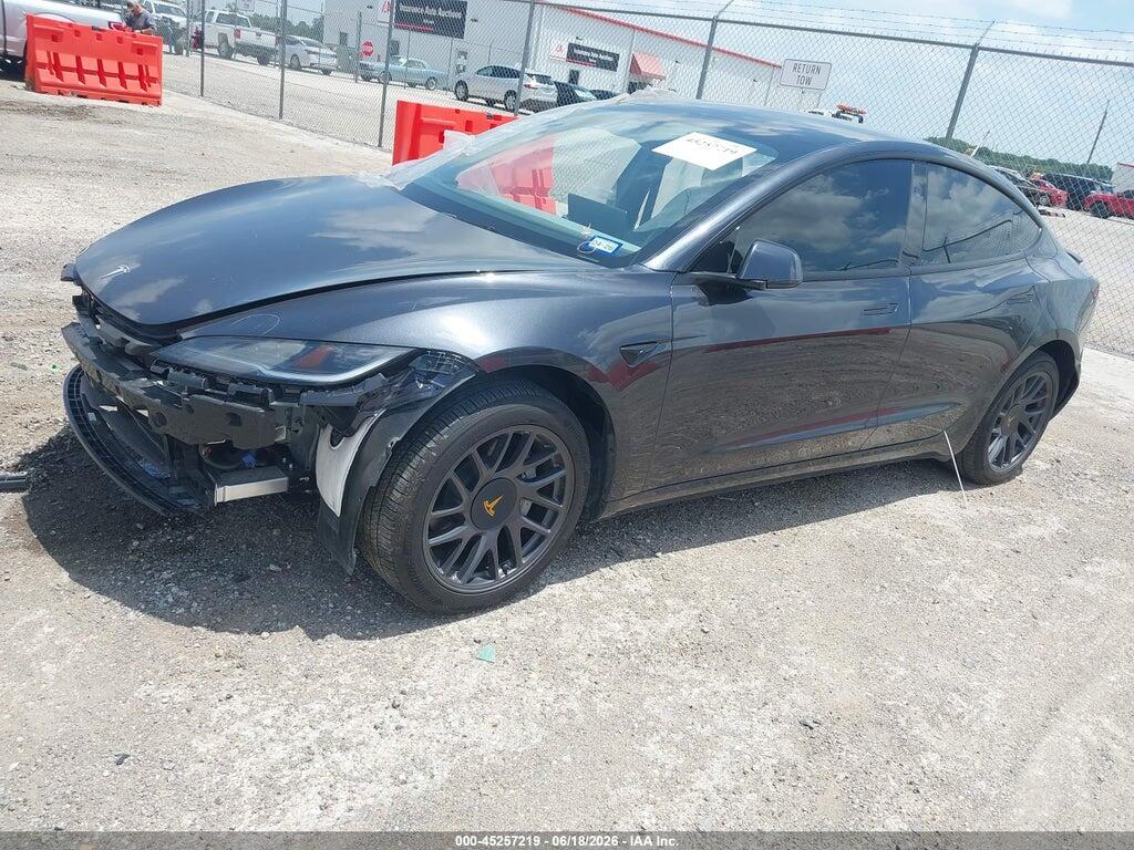 5YJ3E1EA0SF991291 2025 TESLA MODEL 3 photo no. 2