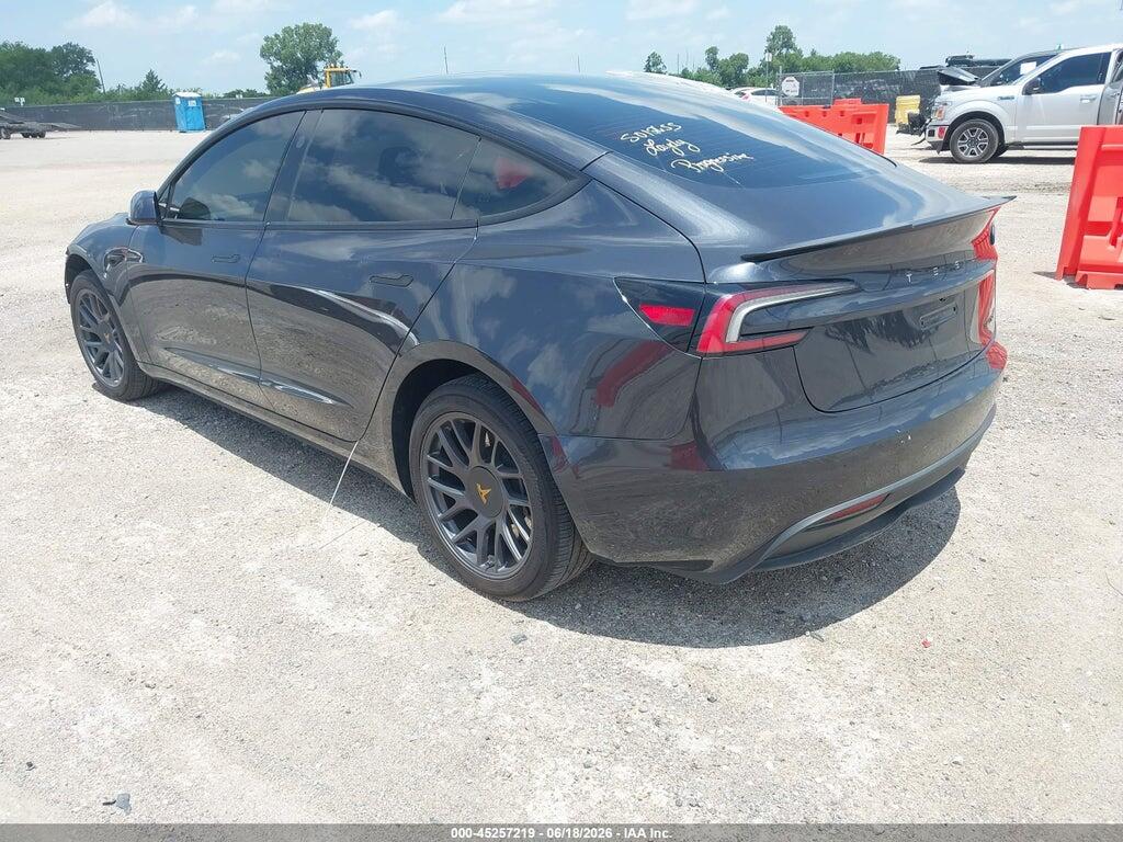 5YJ3E1EA0SF991291 2025 TESLA MODEL 3 photo no. 3