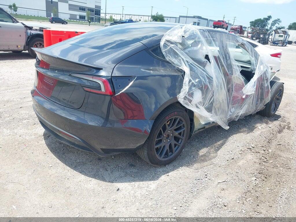5YJ3E1EA0SF991291 2025 TESLA MODEL 3 photo no. 4