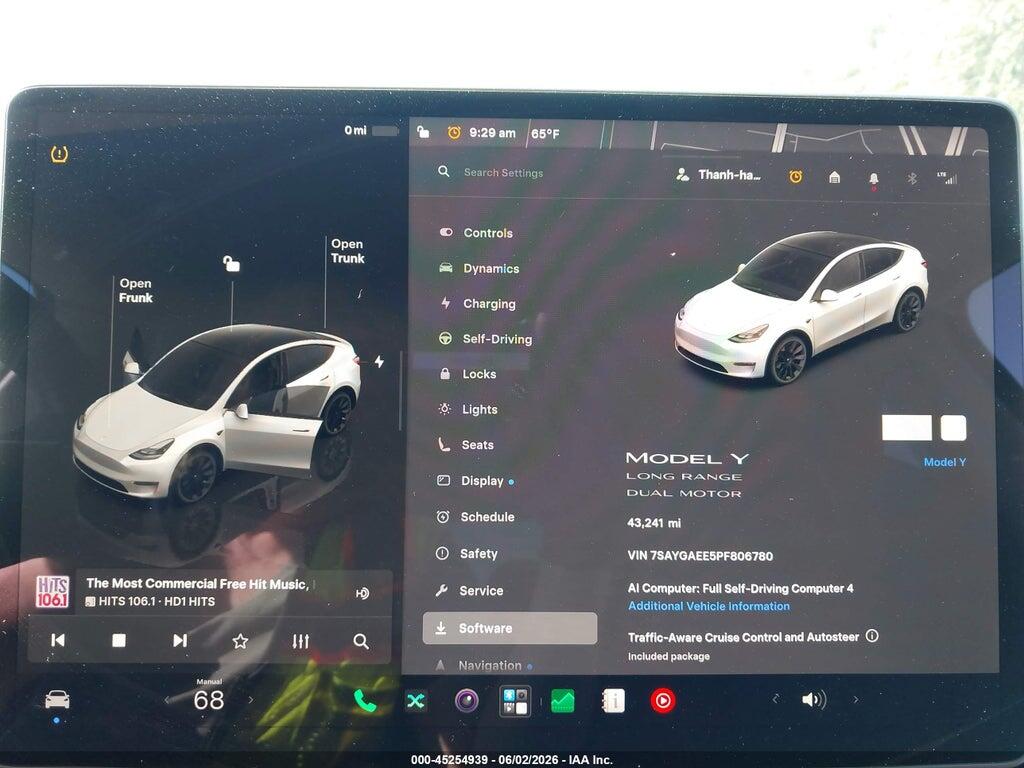 7SAYGAEE5PF806780 2023 TESLA MODEL Y photo no. 7