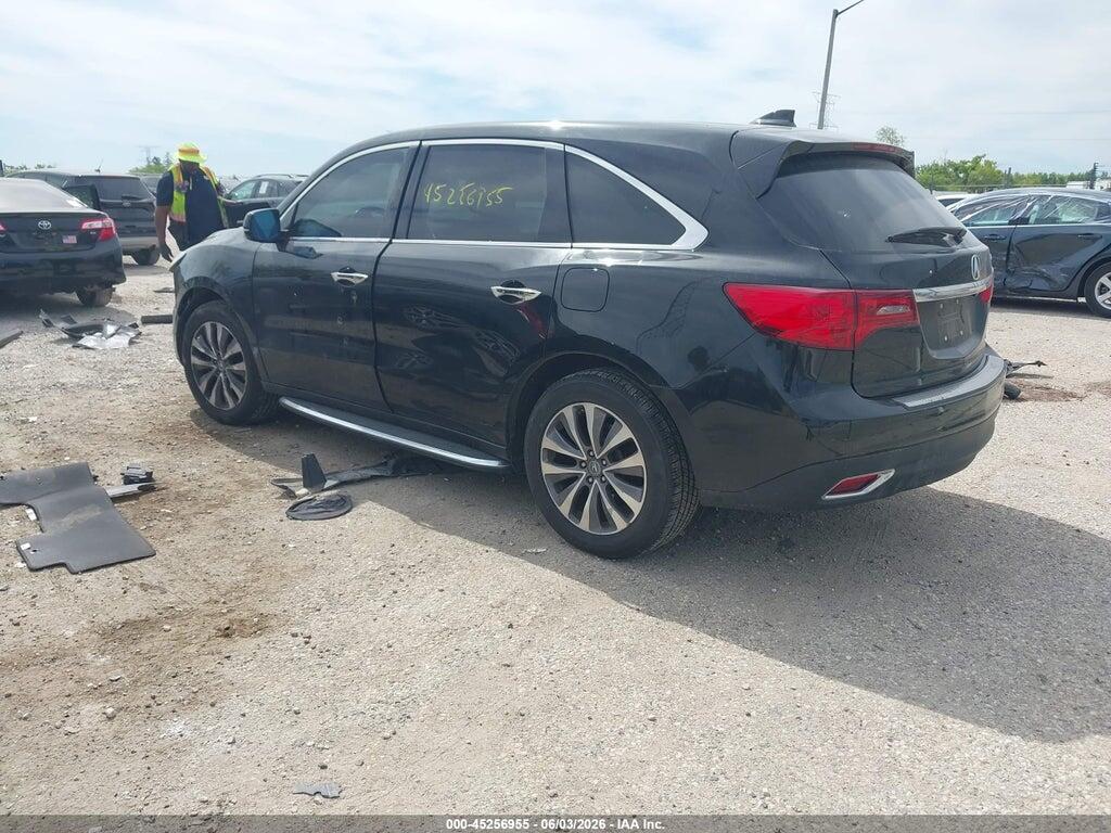 5FRYD4H44EB013816 2014 ACURA MDX photo no. 3