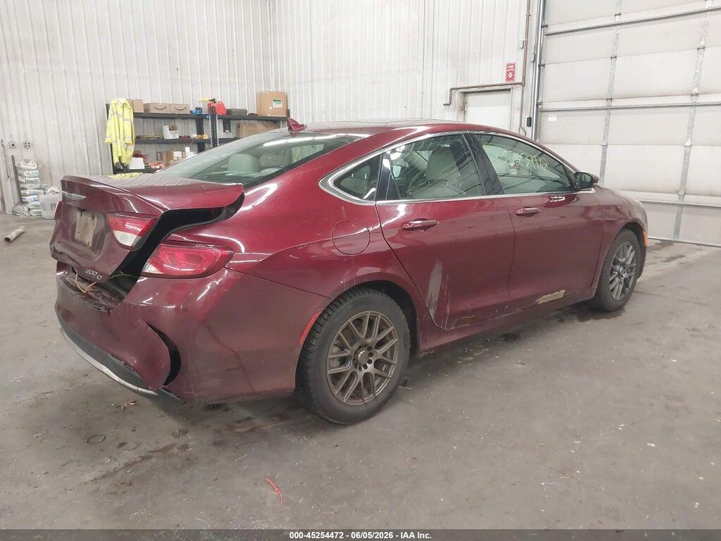 1C3CCCCBXFN564712 2015 CHRYSLER 200 photo no. 4