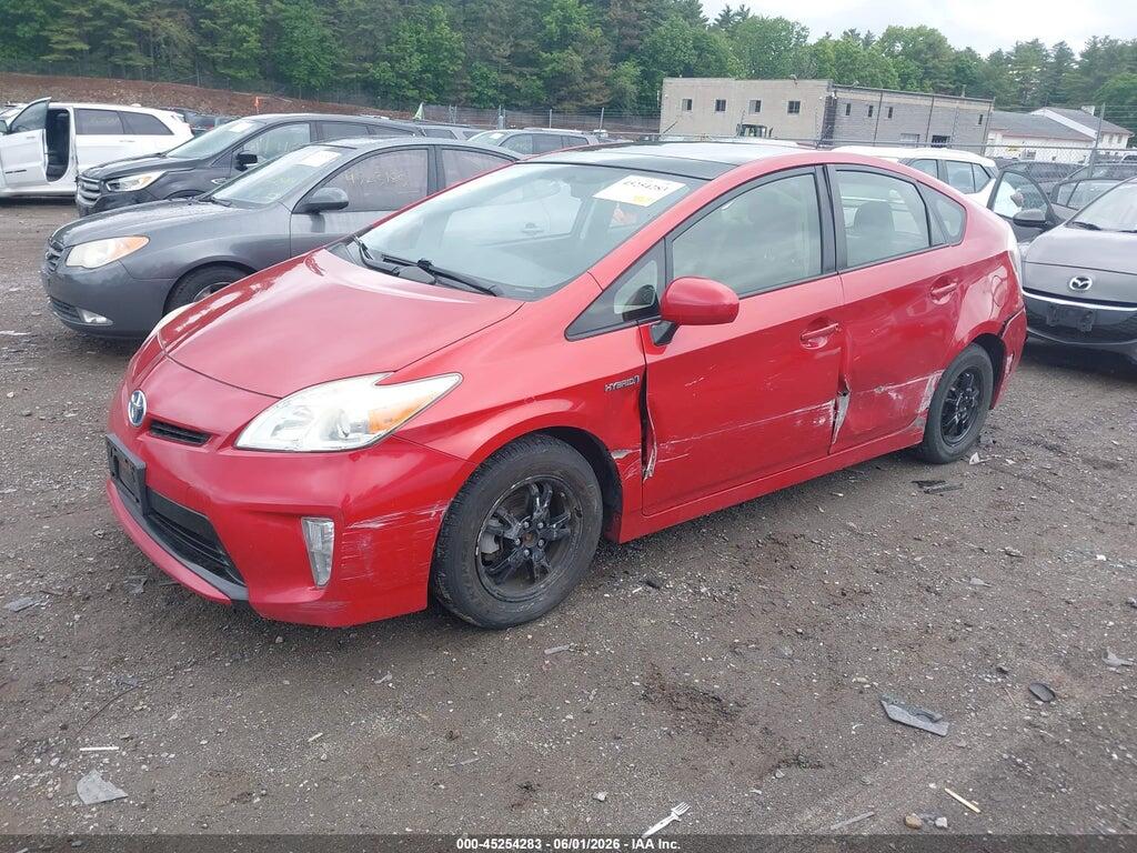 JTDKN3DU6E1752070 2014 TOYOTA PRIUS photo no. 2