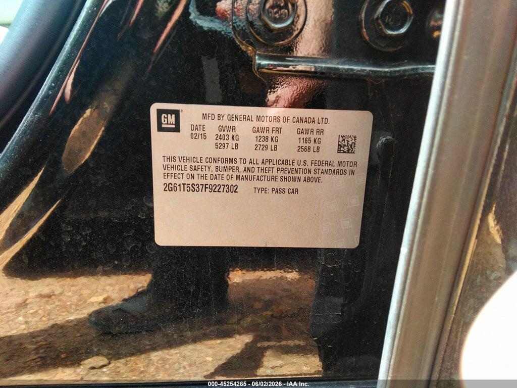 2G61T5S37F9227302 2015 CADILLAC XTS photo no. 9