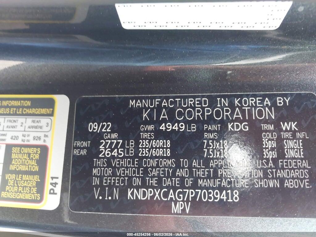KNDPXCAG7P7039418 2023 KIA SPORTAGE HYBRID photo no. 9