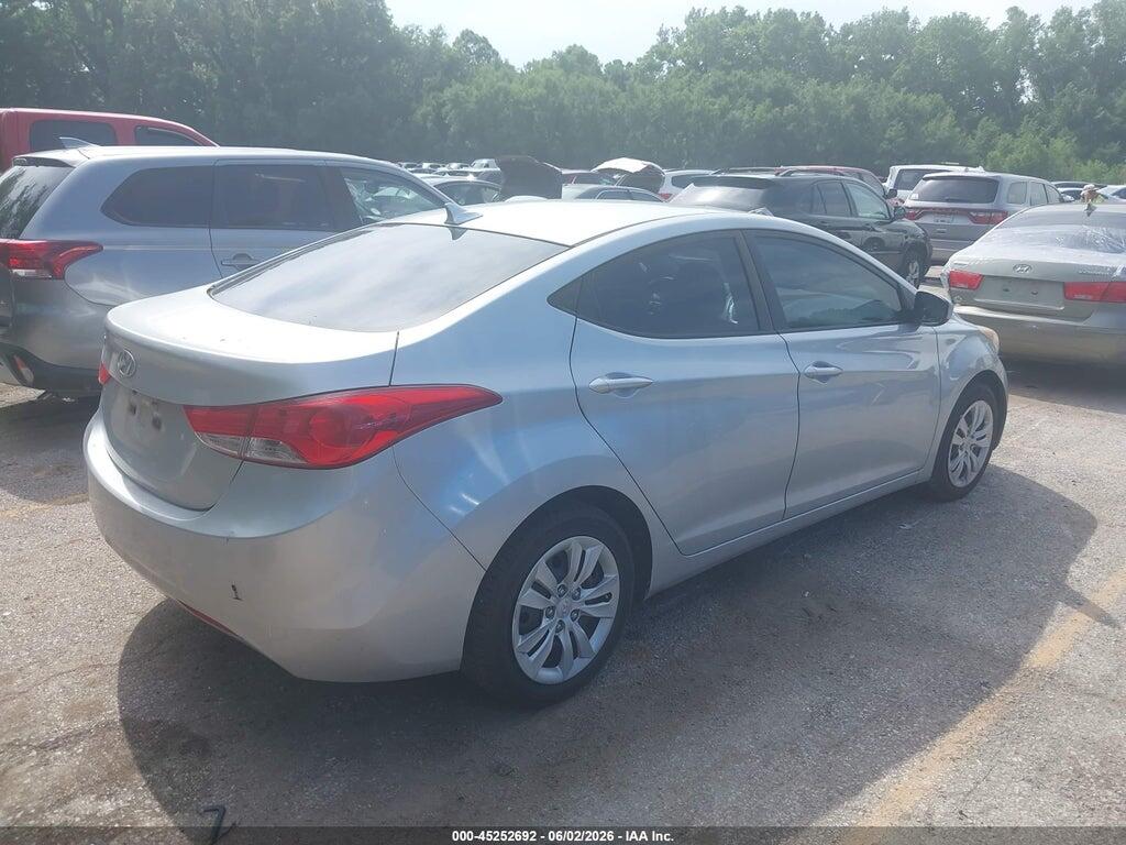 5NPDH4AE6BH033358 2011 HYUNDAI ELANTRA photo no. 4