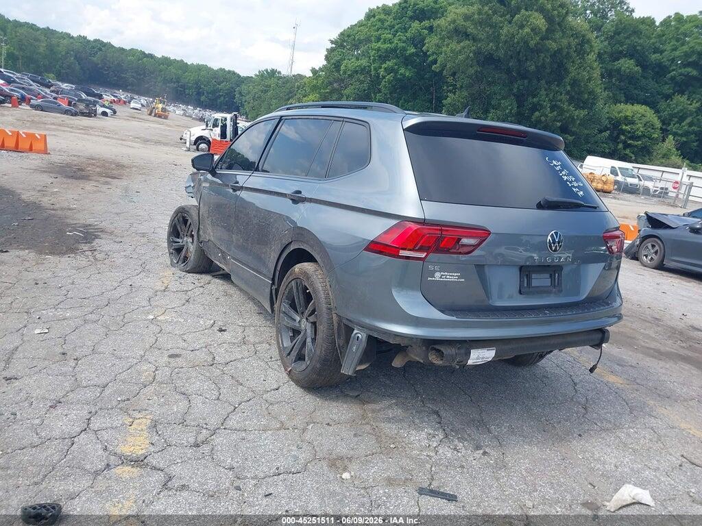 3VVCB7AX6NM157730 2022 VOLKSWAGEN TIGUAN photo no. 3