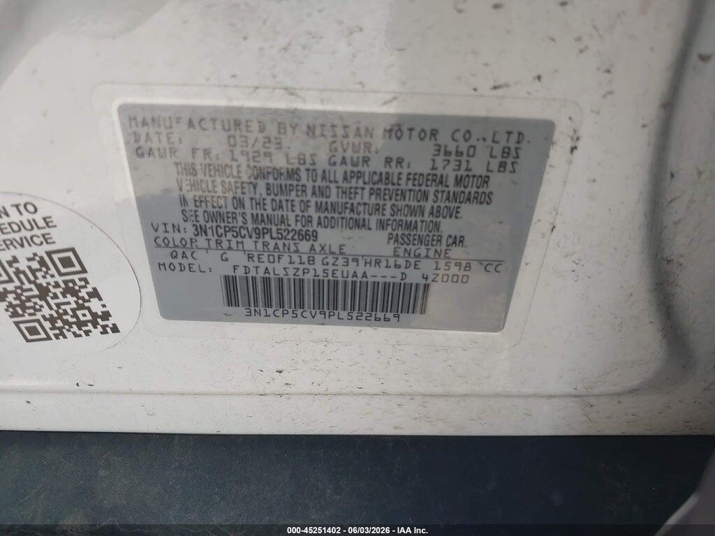 3N1CP5CV9PL522669 2023 NISSAN KICKS photo no. 9