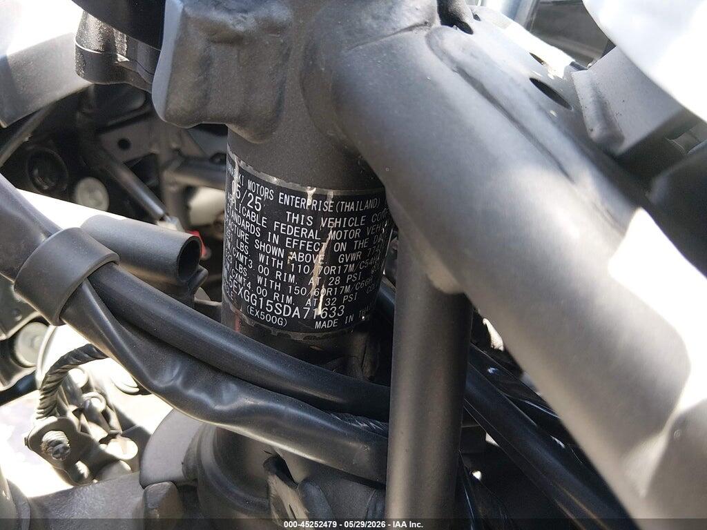 ML5EXGG15SDA71633 2025 KAWASAKI EX500 photo no. 10