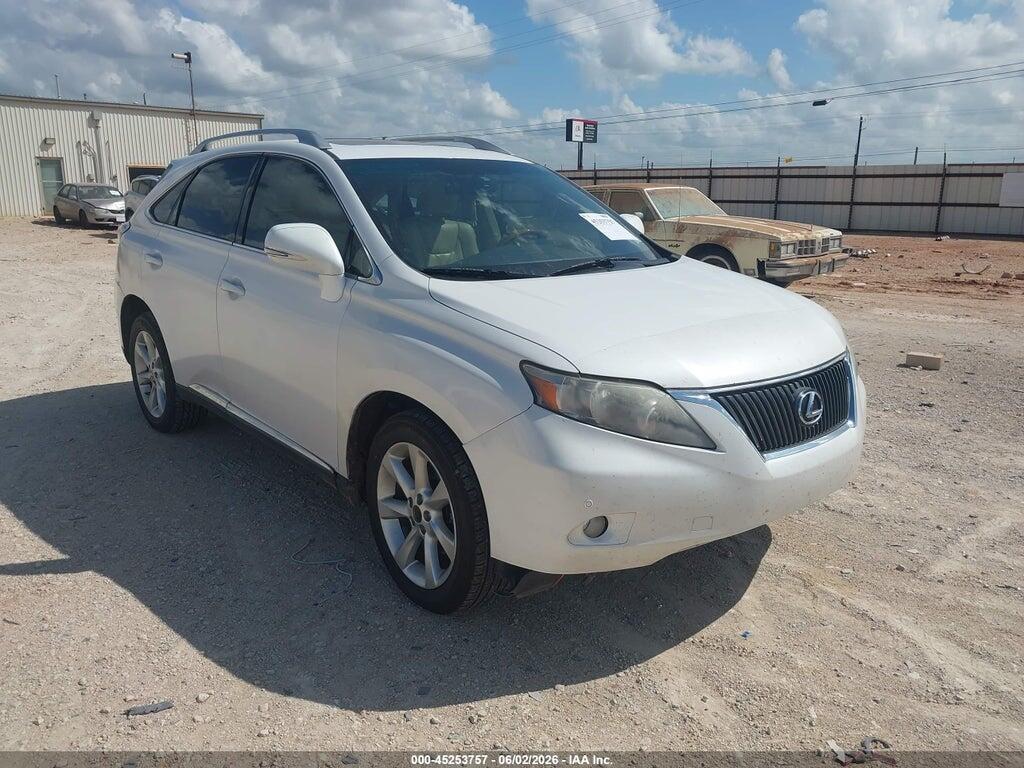2T2BK1BA3AC043555 2010 LEXUS RX 350 photo no. 1