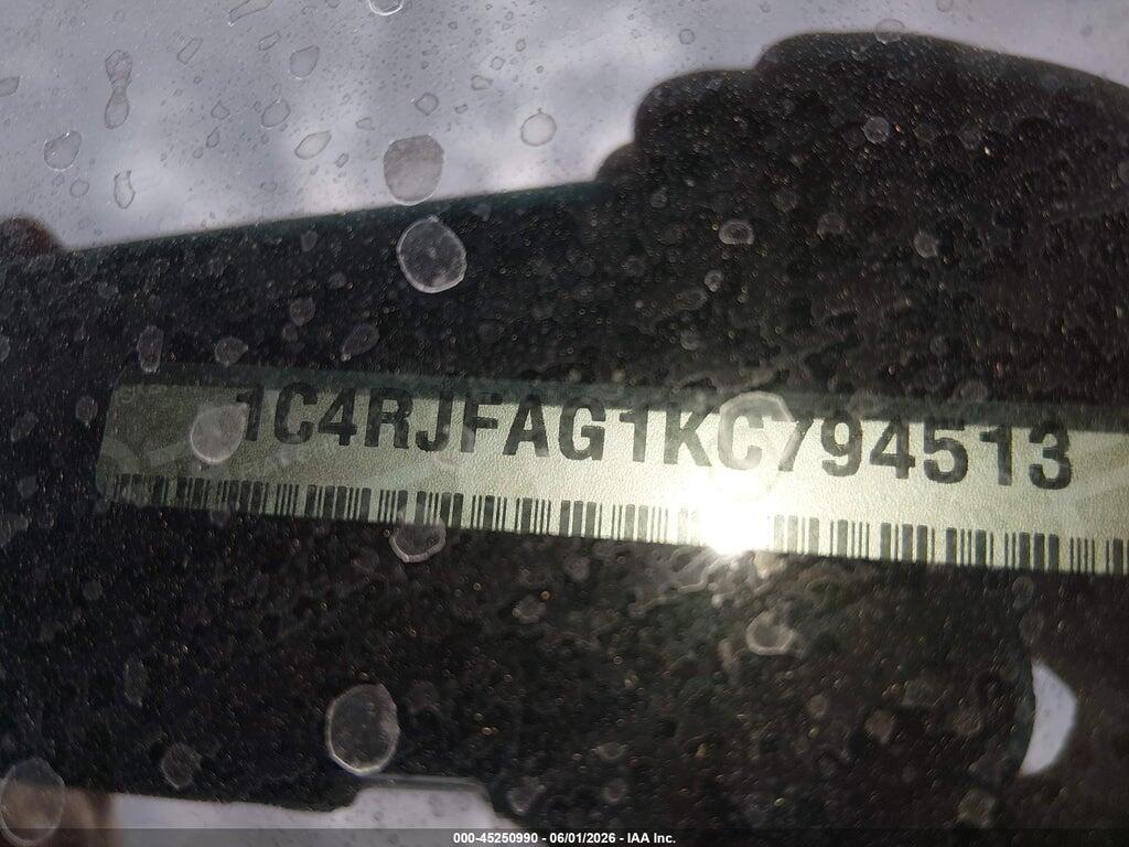 1C4RJFAG1KC794513 2019 JEEP GRAND CHEROKEE photo no. 9