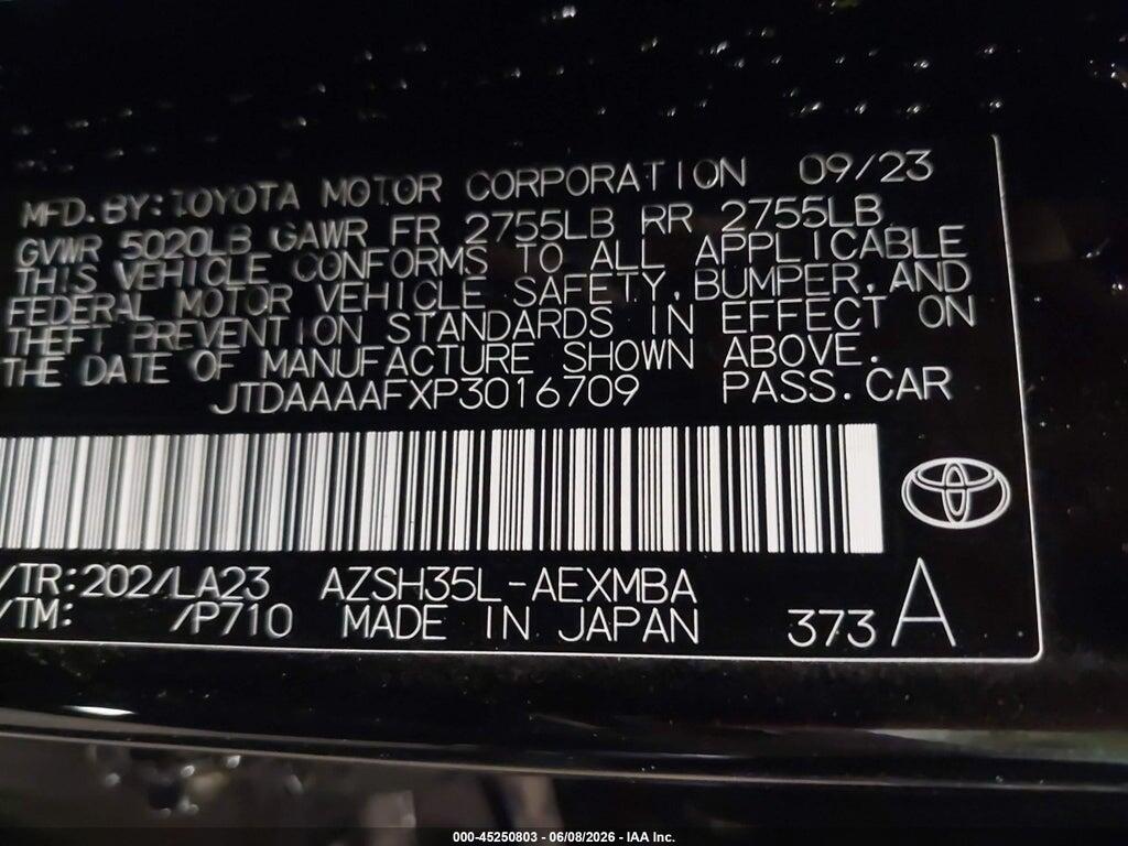 JTDAAAAFXP3016709 2023 TOYOTA CROWN photo no. 9