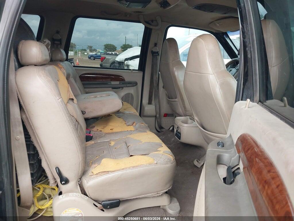 1FMNU42L41EA61862 2001 FORD EXCURSION photo no. 8