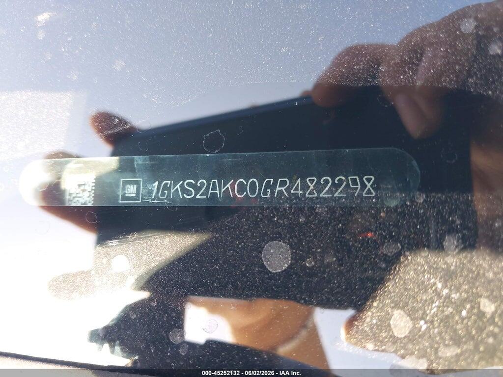 1GKS2AKC0GR482298 2016 GMC YUKON photo no. 9