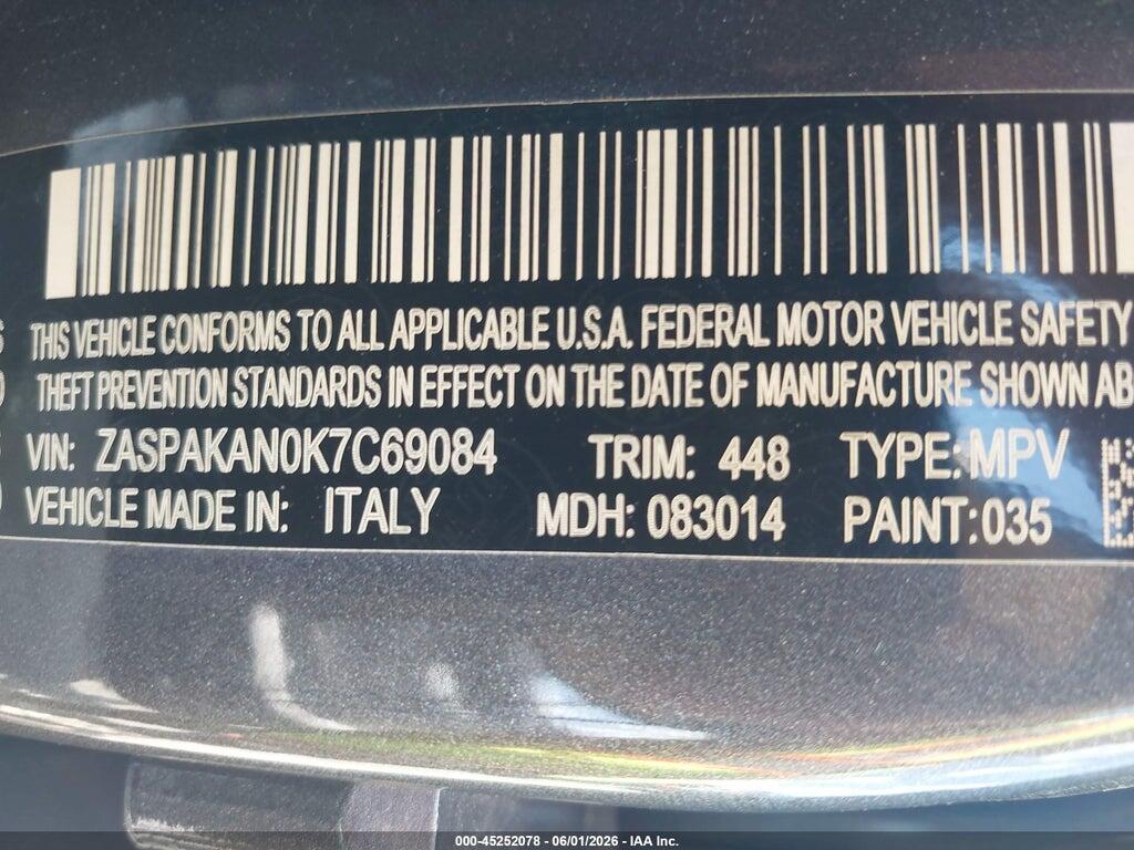 ZASPAKAN0K7C69084 2019 ALFA ROMEO STELVIO photo no. 9